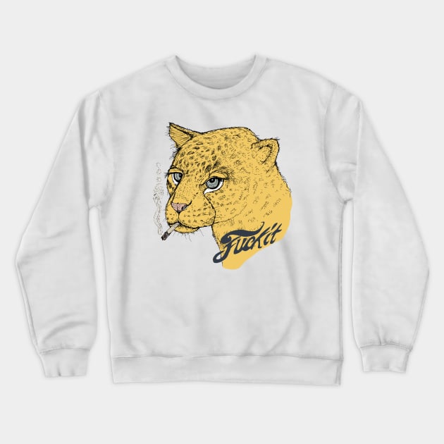 Fuck it Crewneck Sweatshirt by msmart